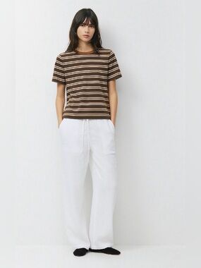 Little Moon Aritzia AirPlush Cotton Sail Pant, Size M
